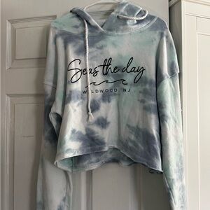 Tie-Dye Hooded Sweatshirt
